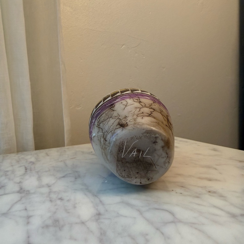 Artisan Multicolor Vase - Picture 6 of 7